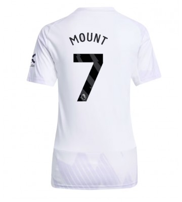 Manchester United Mason Mount #7 Replika Udebanetrøje Dame 2025-26 Kortærmet